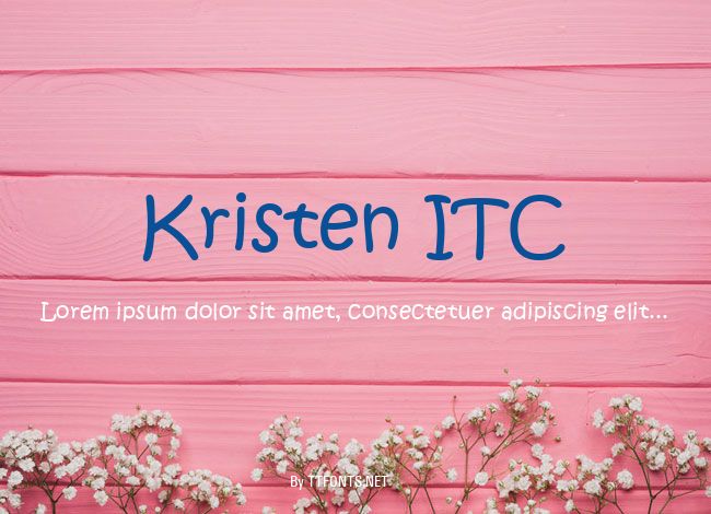 Kristen ITC example